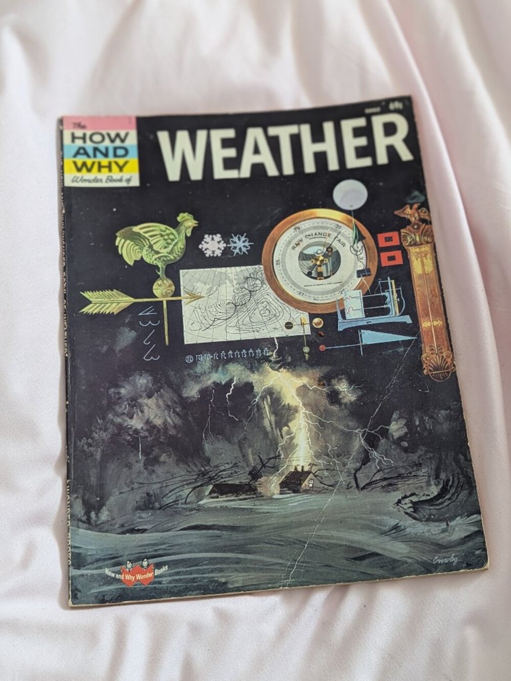 Grosset & Dunlap Black Vintage How and Why Wonder Book Weather 5002
